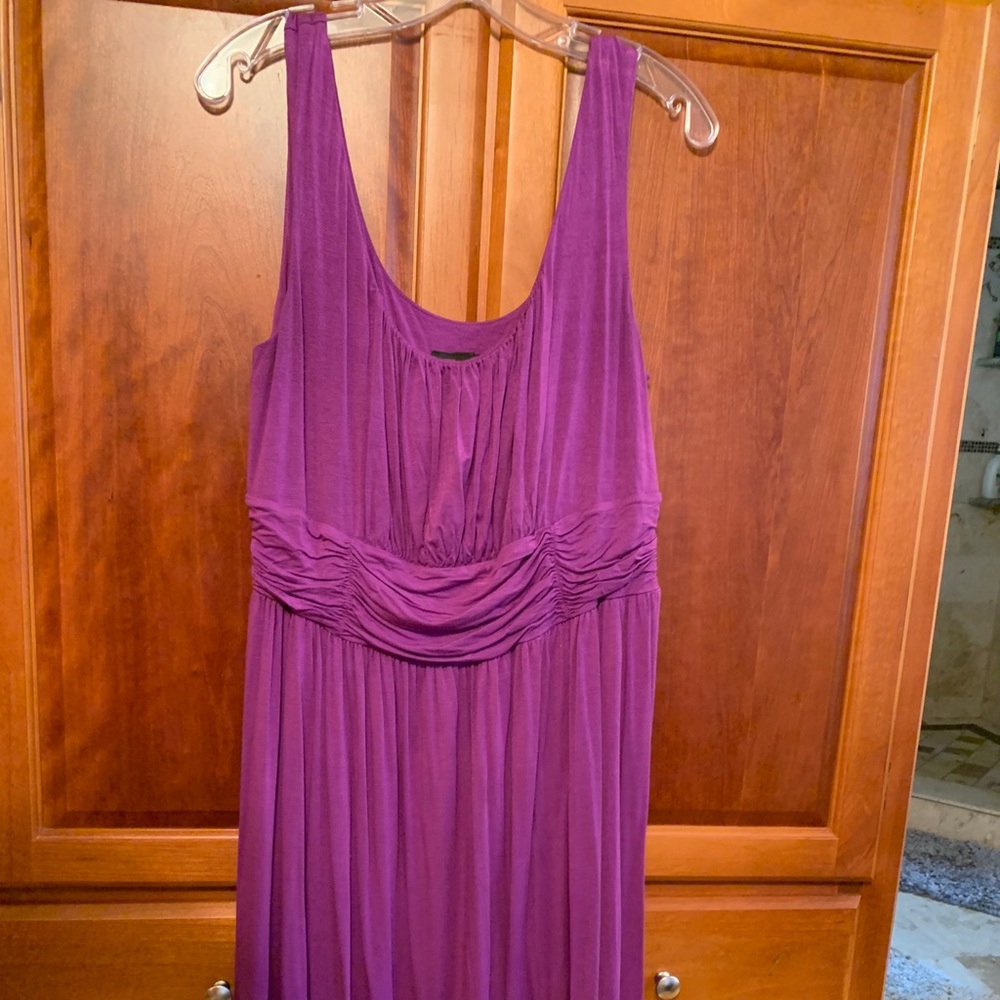1X AGB Woman purple knit dress, good condition.